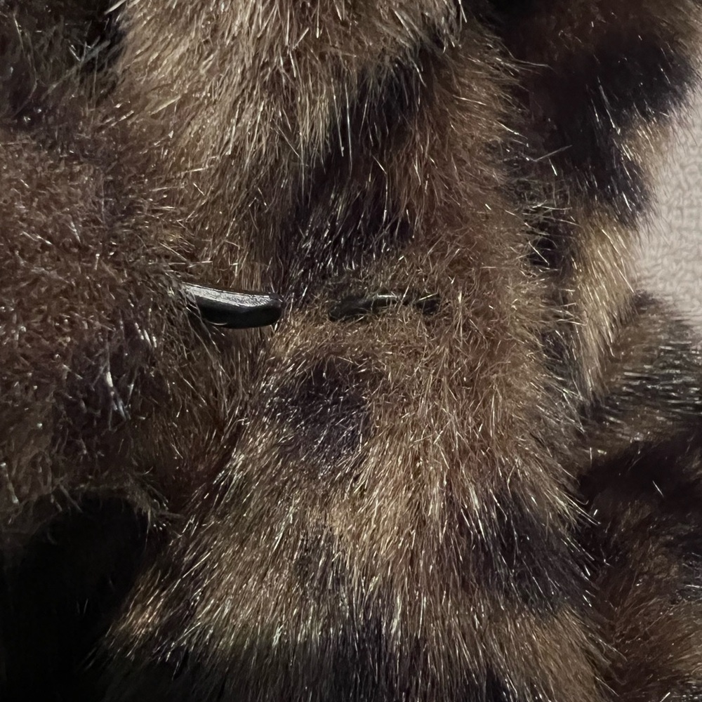 🤎Anthro x Velvet by Graham & Spencer Leopard Print Faux Fur Teddy Jacket 🐻 - Picture 6 of 7